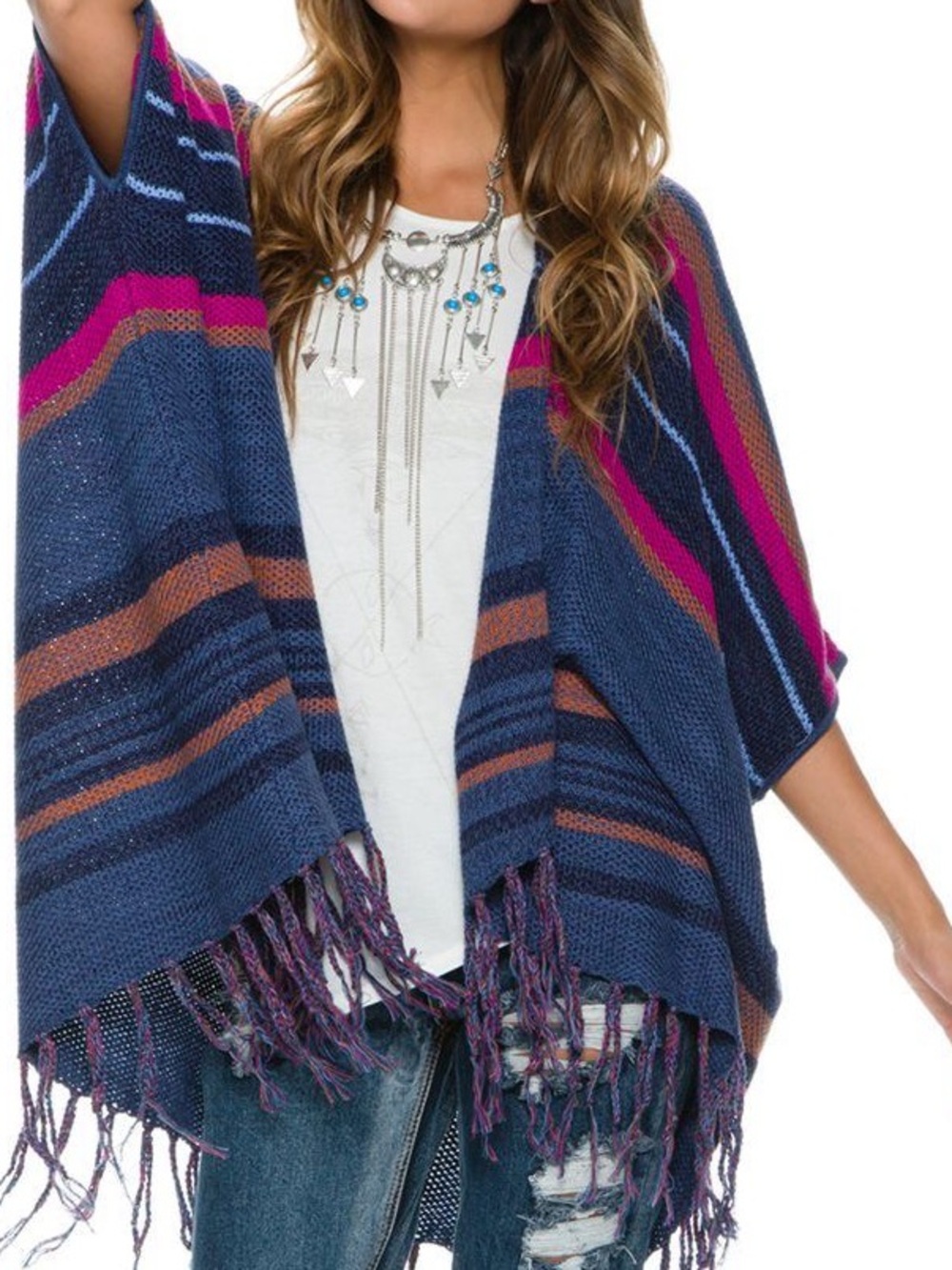 Billabong Fringe poncho